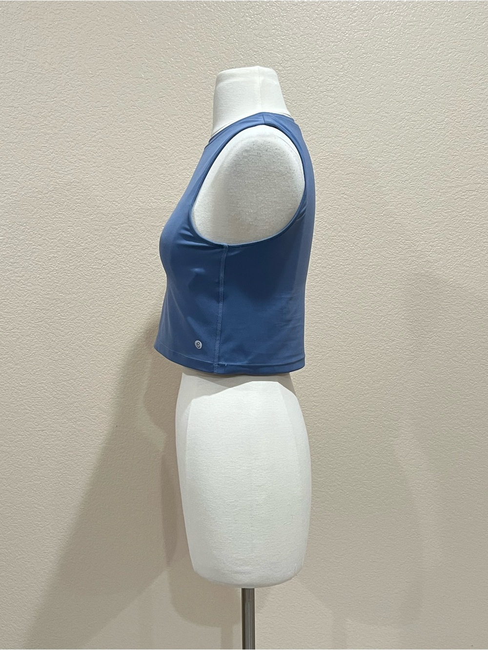 Baydi Slate Blue High Collar Sports Bra Tank Size Medium - Picture 5 of 10